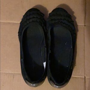 Champion black ballet flats Sz 8 barely worn